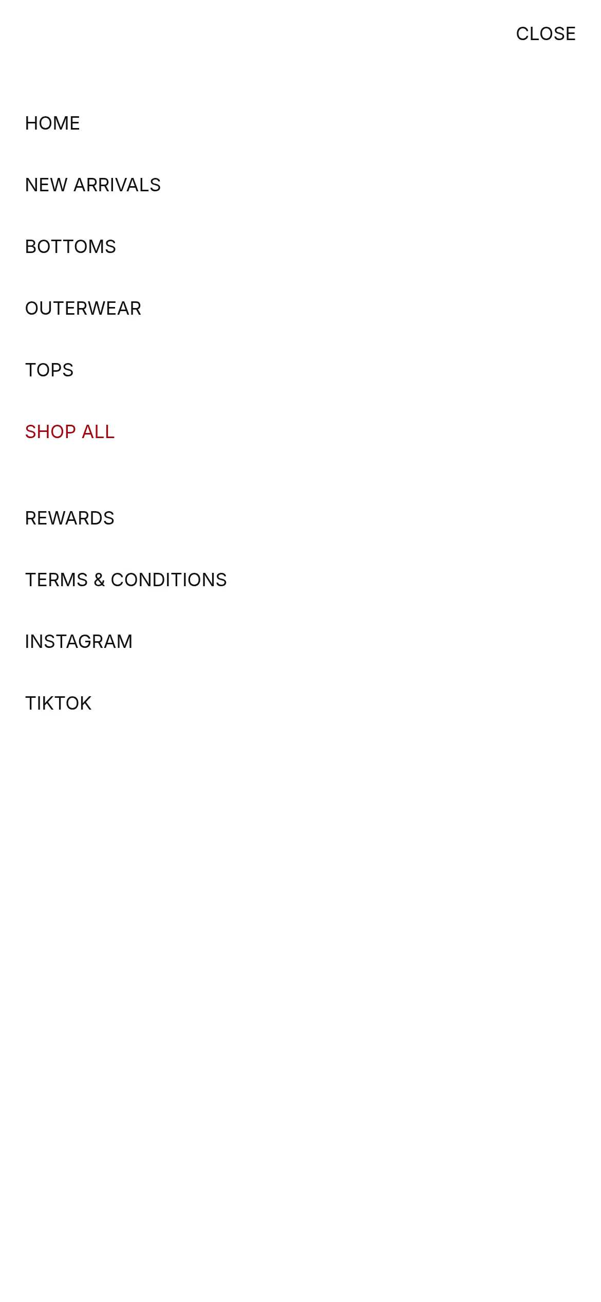Menu Mobile